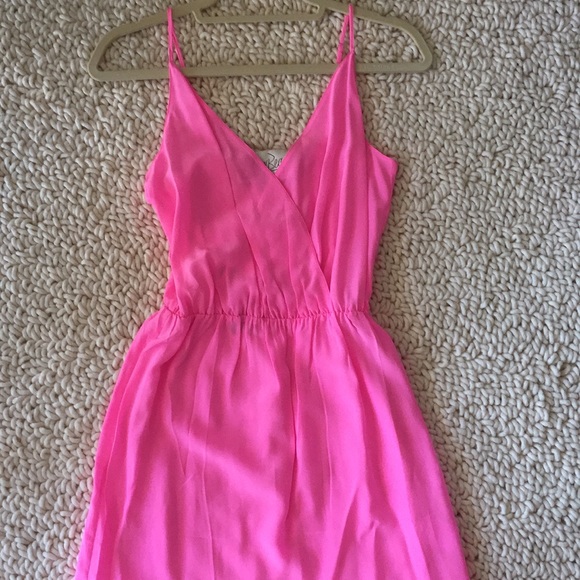 RORY BECA 100% SILK PINK DRESS *NEW W TAGS* - Picture 2 of 4